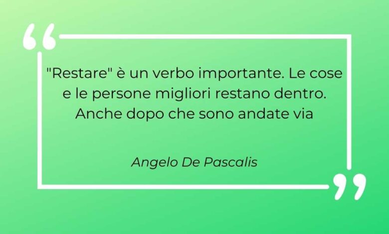 Aforisma Angelo De Pascalis